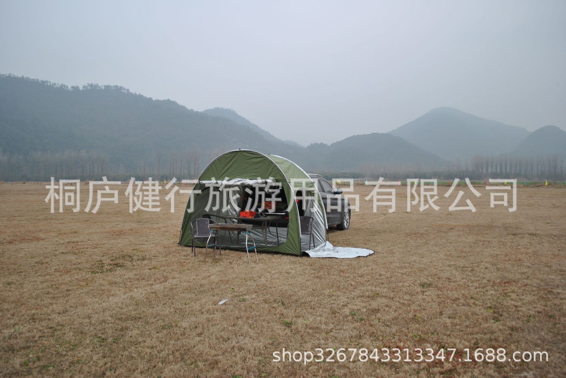 Cheap Goat Tents Outdoor Car Trunk Tent Sunshade Rainproof Tailgate Shade Awning Tent For SUV Car Self Driving Tour Barbecue Camping Tool   